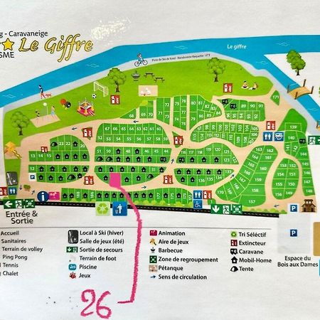 Bungalow 3 Chambres Pour 6 Pers Avec Climatisation Camping 3 Etoiles Samoëns Εξωτερικό φωτογραφία